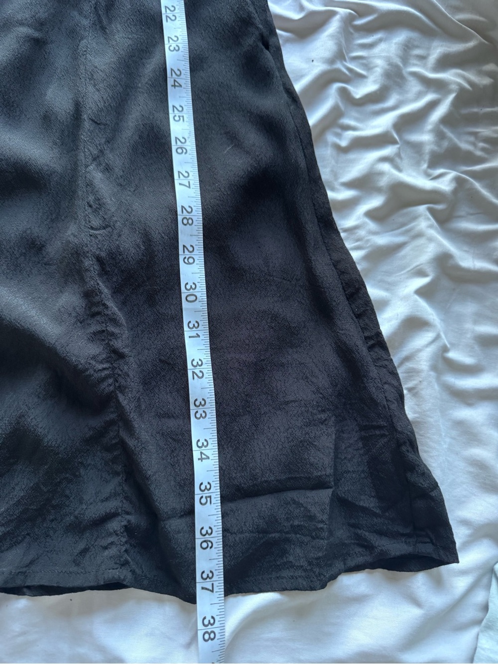 GAP Black Button-Front Midi Dress Short Sleeve - Picture 6 of 6
